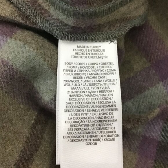 Lauren Ralph Lauren Plaid Fringe Trim Tweed Mini Skirt - Picture 11 of 13